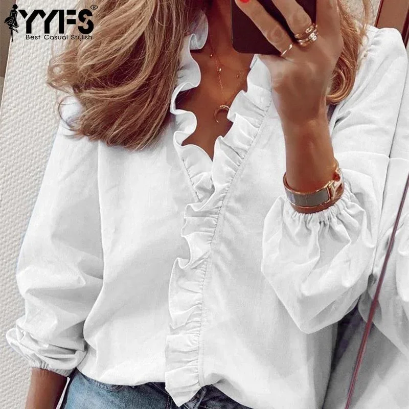 YYFS Women's Fashion Casual Spring Summer Long Sleeve Shirt
