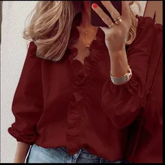 YYFS Women's Fashion Casual Spring Summer Long Sleeve Shirt-15