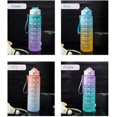 900ml Frosted Plastic Sports Water Bottle-4