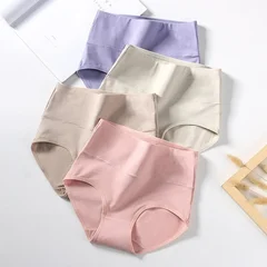Women's Plus Size Cotton Briefs, 4 Pieces-12