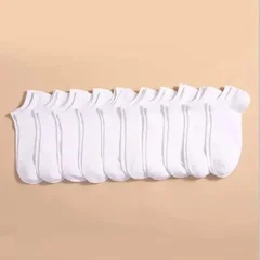 Unisex Silicone-Grip No-Show Socks, 10 Pairs-6