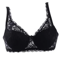 2025 Women's Ultra-Thin Cotton Lace Deep V Push-Up Bra-3