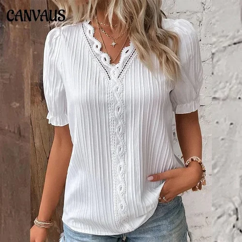 Women's Summer Fashion Cutout Short Sleeve T-Shirt Top