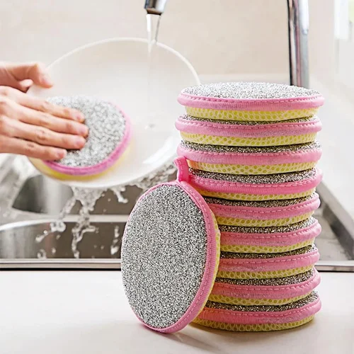 Double-Sided Kitchen Cleaning Sponge