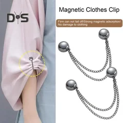 Magnetic Clothing Clips with Chain, 2 Pack-2
