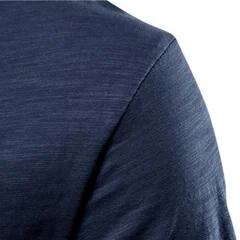 Usegiraffe Men's Crew Neck Slim Fit 100% Cotton Stretch Short Sleeve T-Shirt-4