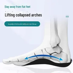 Flat Foot and Lower Leg Valgus Correction Arch Support Insoles-7