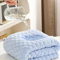 Adult Super Absorbent Microfiber Quick-Dry Soft Thick Coral Fleece Bath Towel-4