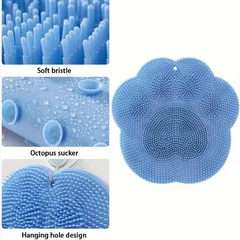 Non-Slip Suction-Cup Shower Scrub & Massage Mat-5