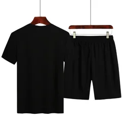 Men's Sports Set Casual Running Fitness Two-Piece Suit-6