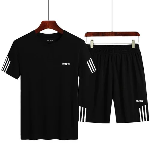Men's Sports Set Casual Running Fitness Two-Piece Suit