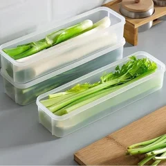 Kitchen Rectangular Reusable Plastic Refrigerator Food Storage Container-10