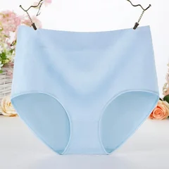 Plus Size High-Waist Tummy Control Women's Cotton Underwear-7