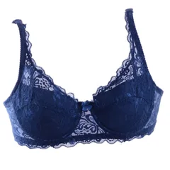 2025 Women's Ultra-Thin Cotton Lace Deep V Push-Up Bra-7