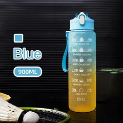 900ml Frosted Plastic Sports Water Bottle-5