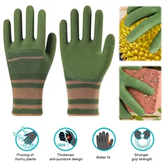 Rose Pruning Thorn-Proof Gardening Gloves, 10 Pairs-4