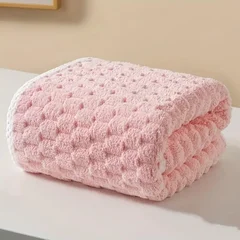 Adult Super Absorbent Microfiber Quick-Dry Soft Thick Coral Fleece Bath Towel-8