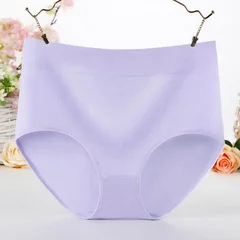 Plus Size High-Waist Tummy Control Women's Cotton Underwear-6