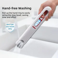 Strong Squeeze Foldable Sponge Self-Wringing Mini Mop Household Cleaning Mop-4