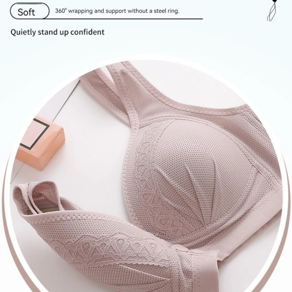 Plus Size Wire-Free Front-Closure Nursing Bra — Product detail image 2