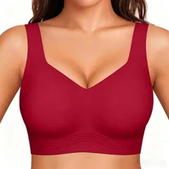 Leopard Print Seamless Wireless Gel Cup Plus Size Comfortable Everyday Bra-12