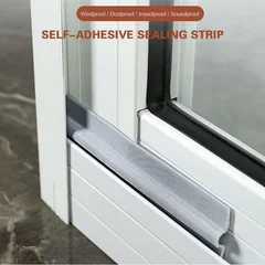 Bande d'étanchéité adhésive pour portes et fenêtres, coupe-vent, anti-poussière, anti-pluie et insonorisante-6