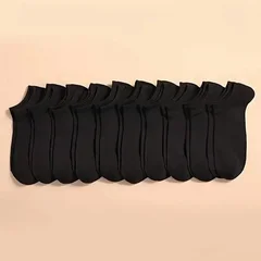 Unisex Silicone-Grip No-Show Socks, 10 Pairs-7