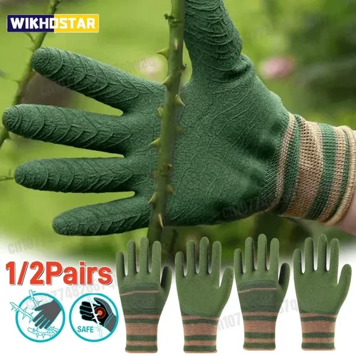 Rose Pruning Thorn-Proof Gardening Gloves, 10 Pairs