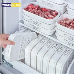 Kitchen Refrigerator Storage White Food Storage Container with Sealed Lid-1