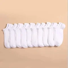 Unisex Silicone-Grip No-Show Socks, 10 Pairs-4