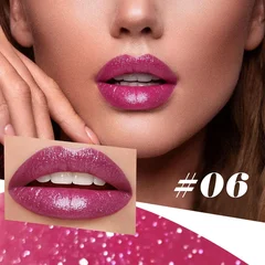 Diamond Shimmer Waterproof Long-Lasting Transfer-Proof Matte Velvet Lipstick-7