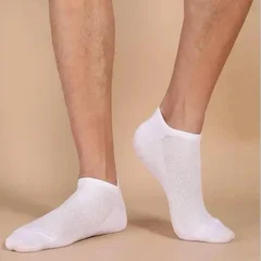 Unisex Silicone-Grip No-Show Socks, 10 Pairs-2
