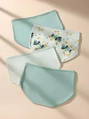 Women's Plus Size Cotton Briefs, 4 Pieces-6