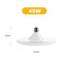 E27 LED-Lampe superhelle UFO-Leuchte energiesparende Deckenleuchte 20W/30W/40W/60W/100W-12