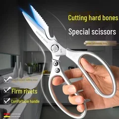Stainless Steel Multi-Purpose Kitchen Scissors for Cutting Bone, Poultry and Fish-1