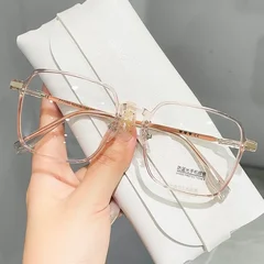 Large Frame Blue Light Blocking Reading Glasses Women's HD Optical Glasses-16