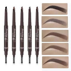 Long-Lasting Waterproof Smudge-Proof Natural Brown Eyebrow Pencil Tattoo Brow Tint Cream-1