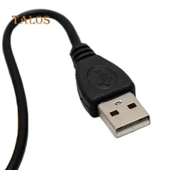 USB 2.0 Male to Male Black Extension Connection Adapter Data Cable 0.5m-2