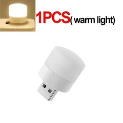 USB Mini LED Night Light Round Plug Lamp-3