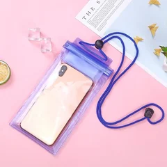 Pochette téléphone étanche PVC Aidu pour natation et rafting-11