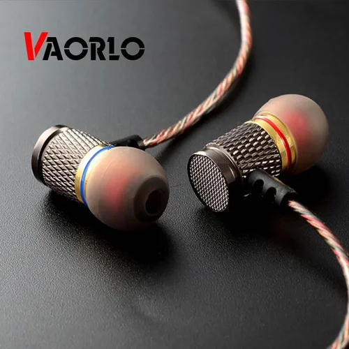 VAORLO Wired 3.5mm Hi-Fi Sport Earbuds with HD Microphone