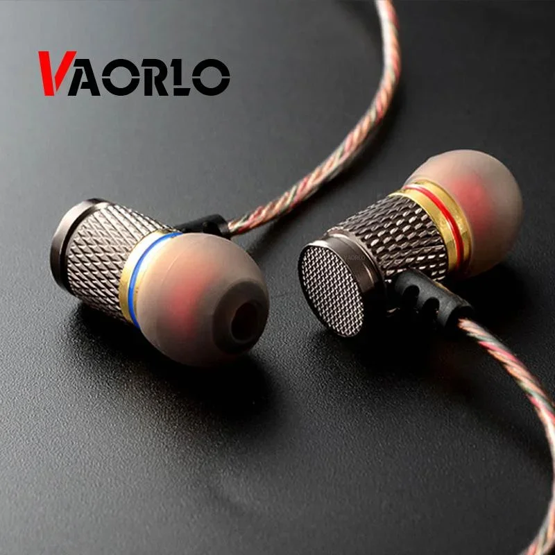 VAORLO Wired 3.5mm Hi-Fi Sport Earbuds with HD Microphone