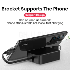 3-in-1 Retractable USB Charging Cable with Micro USB, Type-C & Lightning-4