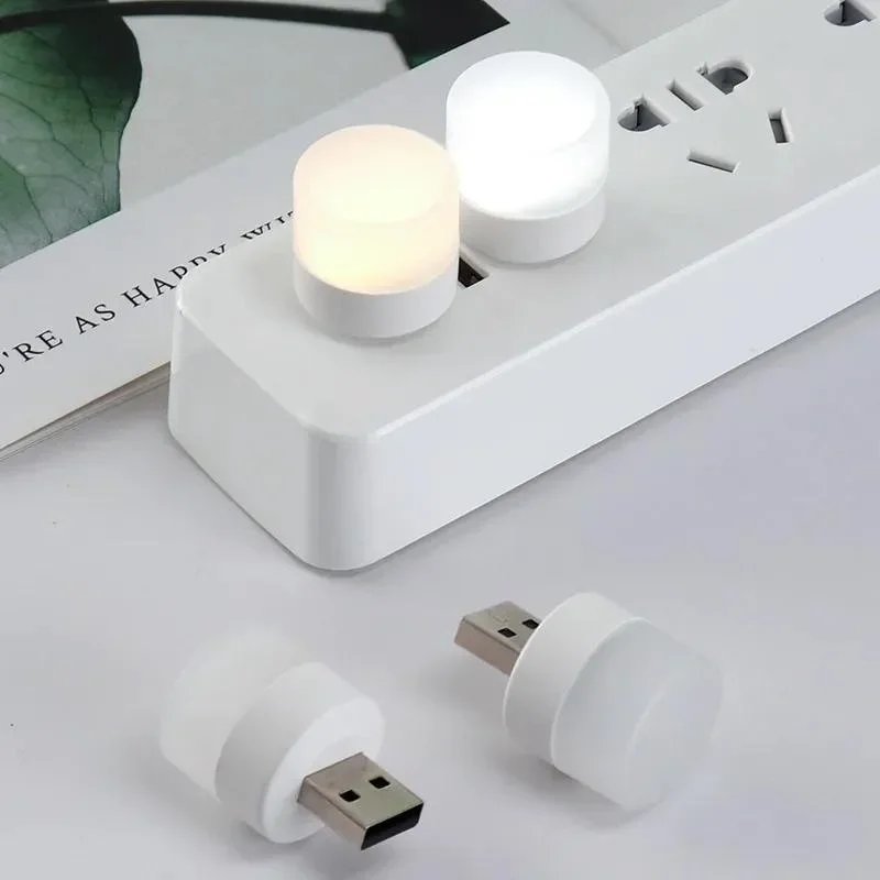 USB LED Plug Lamp - 1W Super Bright Night Light