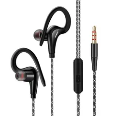 S760 Waterproof Earhook Sports Earphones with Mic and Wire Control-10