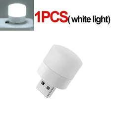 USB Mini LED Night Light Round Plug Lamp-2