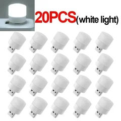 USB Mini LED Night Light Round Plug Lamp-9