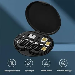 60W Type-C to USB C / Micro USB / Lightning Fast Charging Adapter Kit-8