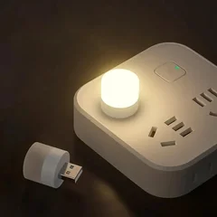 USB LED Plug Lamp - 1W Super Bright Night Light-5