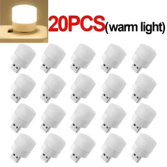 USB Mini LED Night Light Round Plug Lamp-10